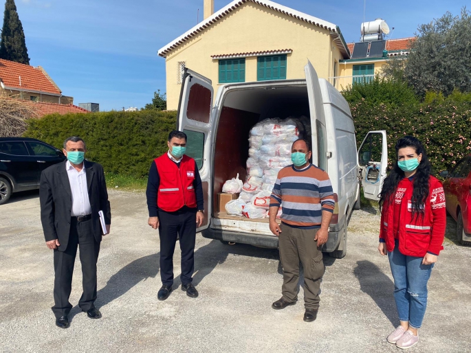 Kızılay’ın Gıda Yardımları Lefkoşa’da Devam Ediyor