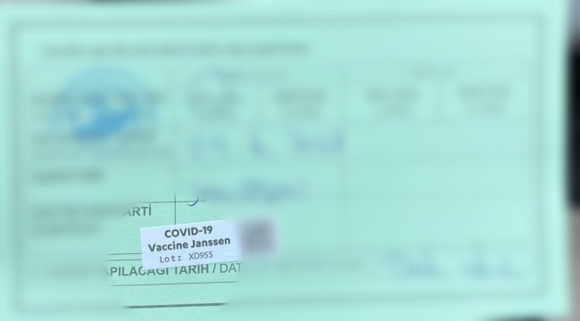 Başkasına ait aşı kartı İle içişleri bakanlığına girmeye çalıştı