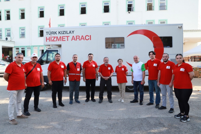 Kızılay Heyeti Orman Yangınlarıyla Mücadeleye Destek için Antalya’da!