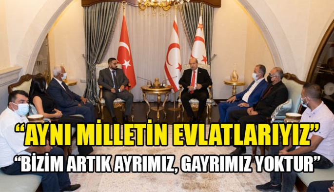 Tatar, KKTC Adıyamanlılar Derneği heyetini kabul etti