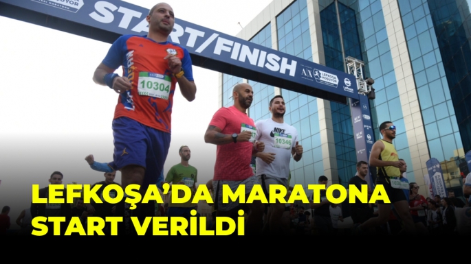 MARATONA LEFKOŞA'DA START VERİLDİ!