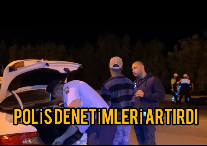 Polis kamuoyunda varlığını hissettirdi.