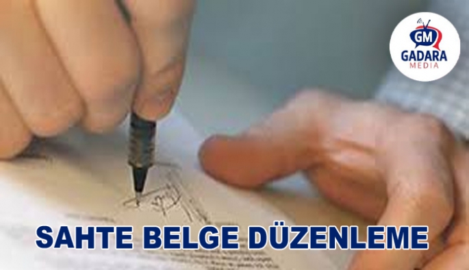 SAHTE BELGE DÜZENLEME, TEDAVÜLE SÜRME VE SAHTE DAVRANIŞLA KAYIT TEMİNİ