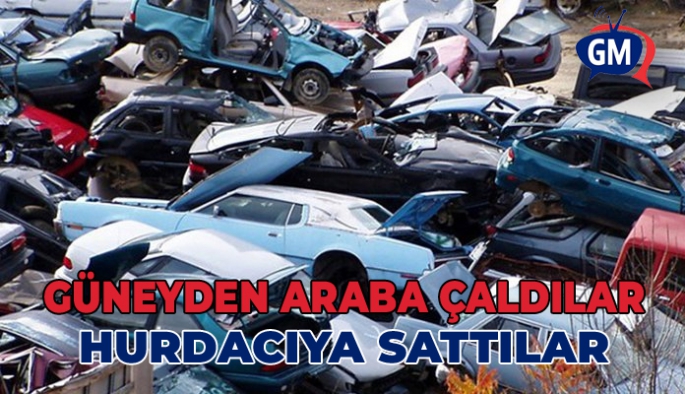 Güney Kıbrıs Rum Kesiminden Araba Çalıp Güzelyurt'ta Hurdacıya Sattılar
