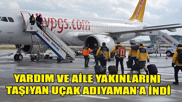 Kıbrıs’tan giden ekip Adıyaman’a indi