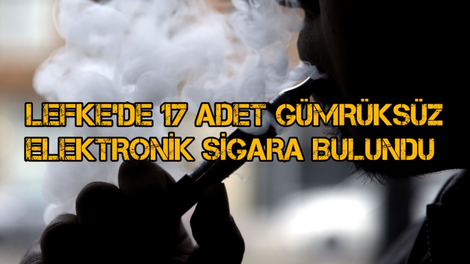 Lefke'de yapılan aramada gümrüksüz mal bulundu