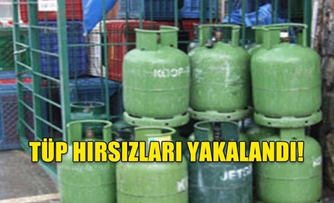 Tüpleri çalan şahıslar yakalandı