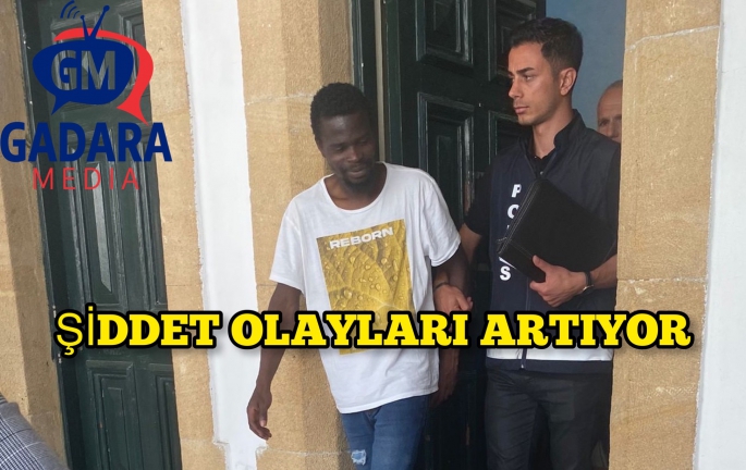 KKTC’de yasal olarak bulunmayan zanlı Hamitköy’de bir iş yerinin müdürünü darp etti