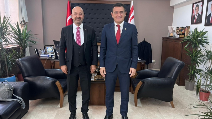 Bakan Oğuz Aksakallı’yı kabul etti