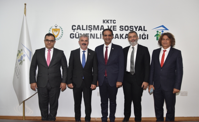 Çalışma ve Sosyal Güvenlik Bakanı Gardiyanoğlu Telsim heyetini kabul etti