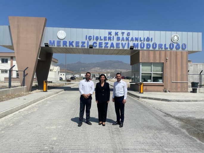 CTP heyeti, Merkezi Cezaevi’ni ziyaret etti