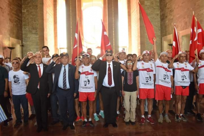 İneci kardeşler, Ankara’daki Atatürk Saygı Koşusuna katıldı