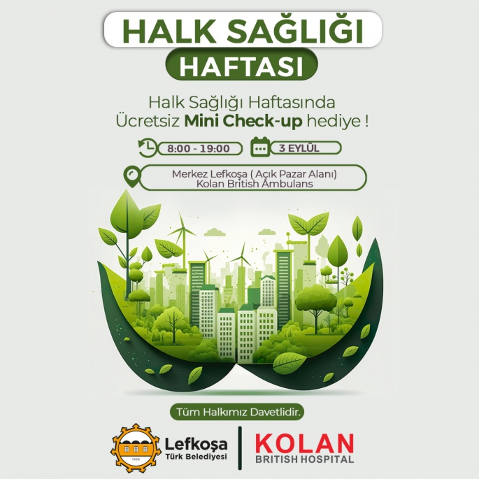 Merkez Lefkoşa’da ücretsiz check-up hizmeti