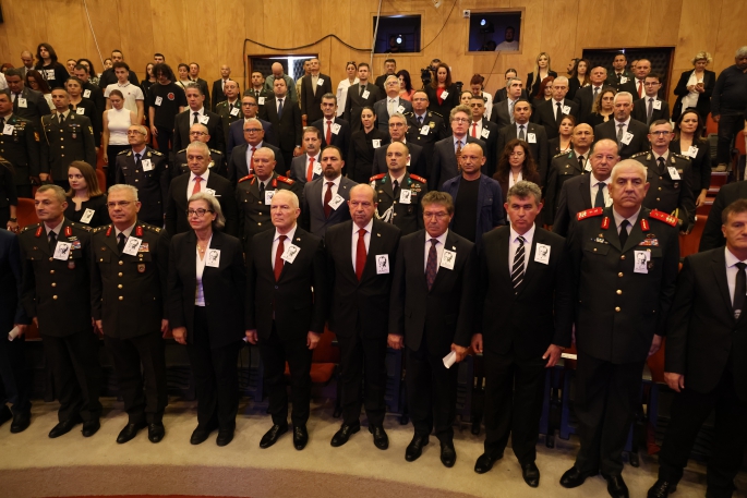 Atatürk vefatının 85’inci yıl dönümünde başkent Lefkoşa’da AKM’de törenle anıldı