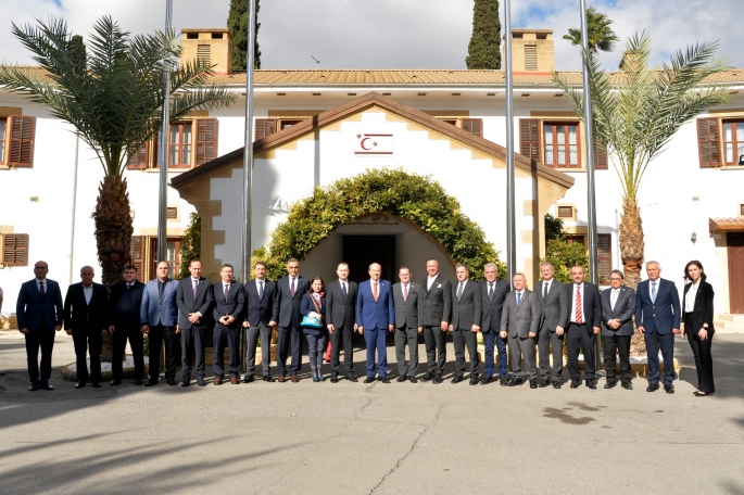 Cumhurbaşkanı Tatar, Karabük Ticaret ve Sanayi Odası heyetini kabul etti