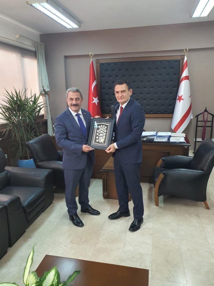 İçişleri Bakanı Oğuz, TÜRKSOY Genel Sekreter Yardımcısı Yusuf’u kabul etti