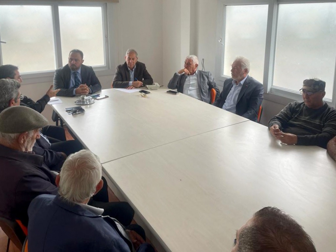 Tarım ve Doğal Kaynaklar Bakanı Çavuş UBP Güzelyurt İlçe binasını ziyaret etti