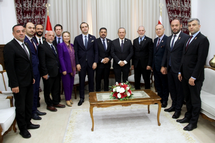 Ataoğlu, TÜRKONFED heyetini kabul etti