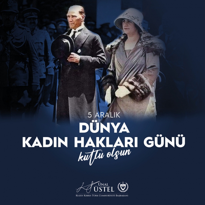 Başbakan Üstel, “5 Aralık Dünya Kadın Hakları Günü” dolayısıyla mesaj yayımladı