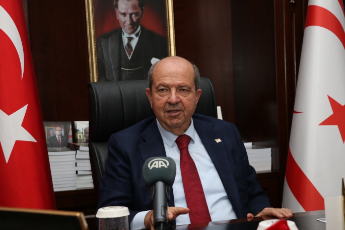 Cumhurbaşkanı Tatar: "İsrail ile işbirliği yapan GKRY, Gazze'ye yardım konusunda samimi değil"