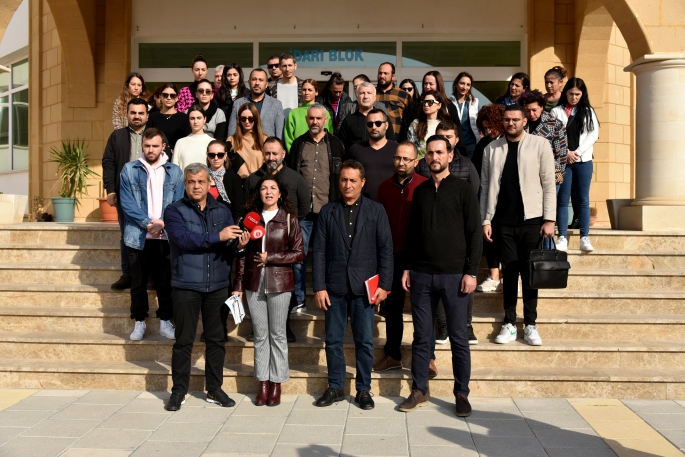 KTOEÖS, Hala Sultan İlahiyat Koleji’nde basın açıklaması yaptı