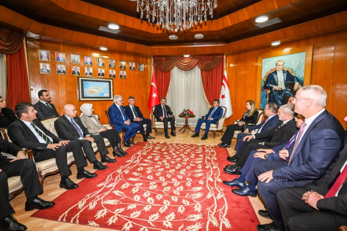 Başbakan Üstel, Türkiye - KKTC Parlamentolar Arası Dostluk Grubu’nu kabul etti