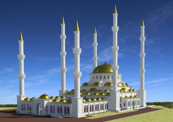 KKTC'nin en büyük camisi kapılarını yarın ziyaretçilerine açıyor