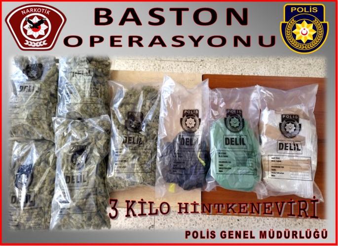 Mormenekşe’de bir otomobilde 3 kilo uyuşturucu bulundu, 2 kişi tutuklandı