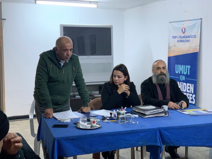 TDP Güzelyurt İlçe Başkanı yeniden Metin Ertop