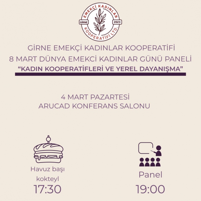 Emekçi Kadınlar Kooperatifi"Kadın Kooperatifleri ve Yerel Dayanışma Paneli" düzenliyor