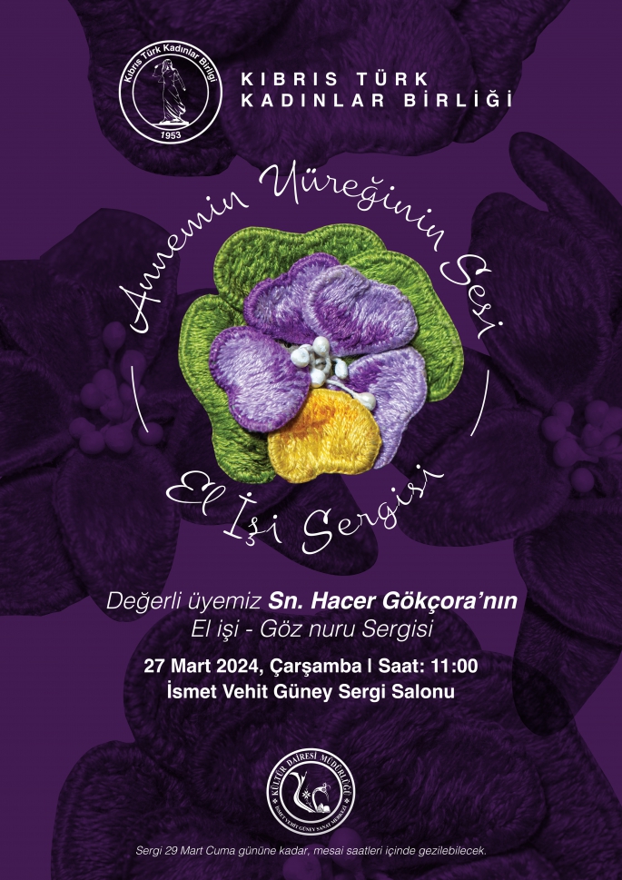 “Annemin Yüreğinin Sesi El İşi Sergisi” çarşamba günü açılıyor