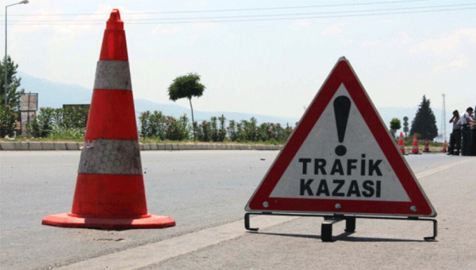 Lapta'daki trafik kazasında motosiklet sürücüsü yaralandı