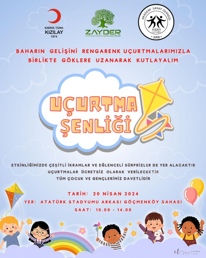 Baharın gelişi uçurtma şenliğiyle kutlanacak