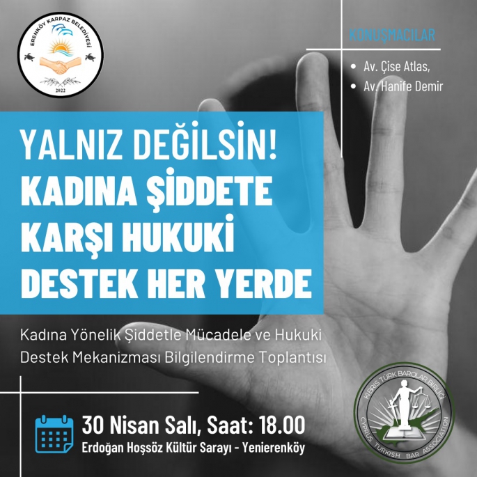Barolar Birliği’nden kadına yönelik şiddetle mücadeleye karşı etkinlik