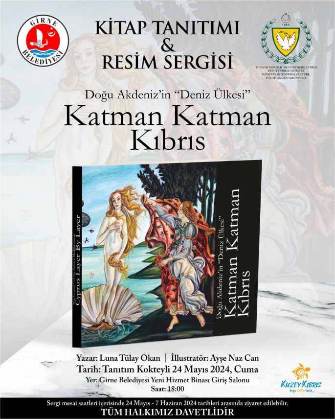 ‘Doğu Akdeniz’in Deniz Ülkesi, Katman Katman Kıbrıs’ kitabı tanıtılıyor
