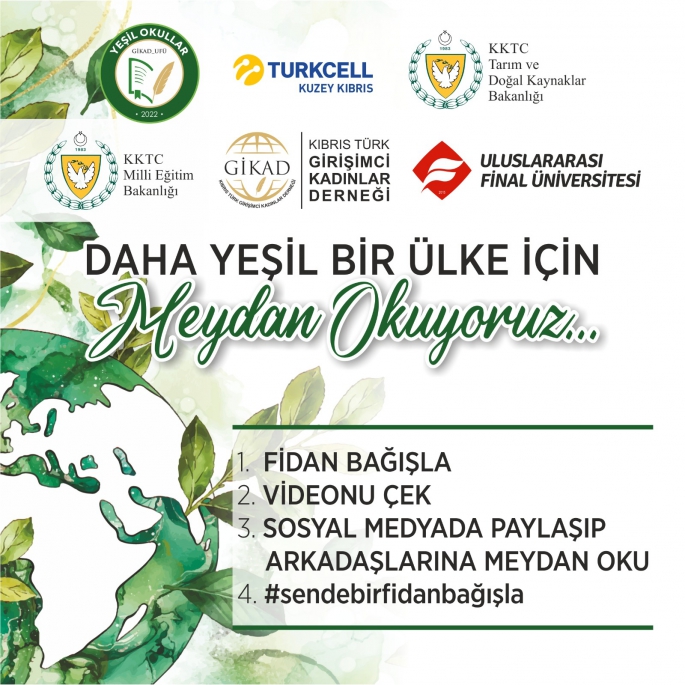 E-fidan kampanyası, "sendebirfidanbağışla" Challenge’ı ile ağaç dikimini teşvik ediyorE-fidan kampanyası, "sendebirfidanbağışla" Challenge’ı ile ağaç dikimini teşvik ediyor