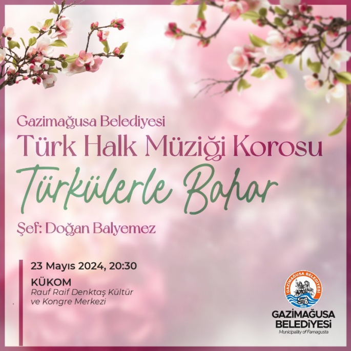 GMB Türk Halk Müziği Korosu'ndan "Türkülerle Bahar" Konseri...
