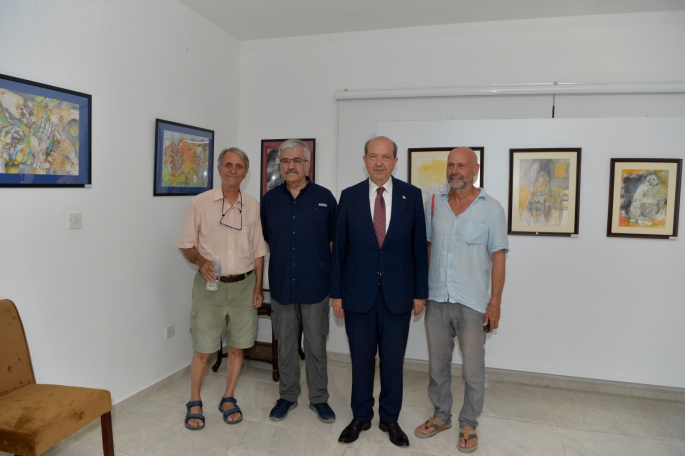 Cumhurbaşkanı Ersin Tatar, “DASEIN” isimli sanat sergisinin açılışına katıldı