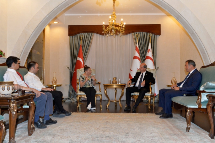 Cumhurbaşkanı Tatar, Thalassaemia Derneği heyetini kabul etti