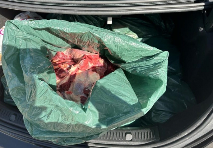 Dörtyol’da 460 kilo kaçak et ele geçirildi