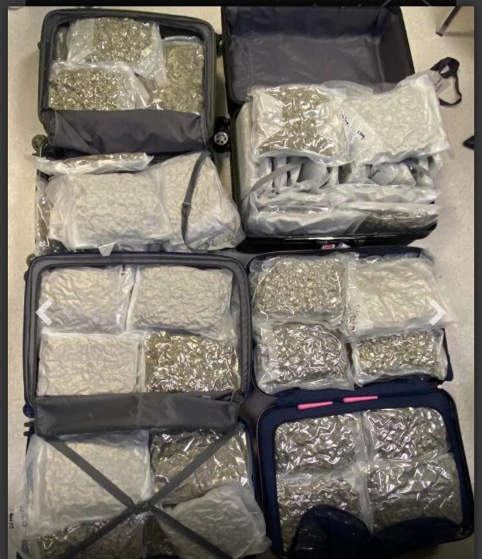 Larnaka Havalimanı'nda 41 kilo hintkeneviri