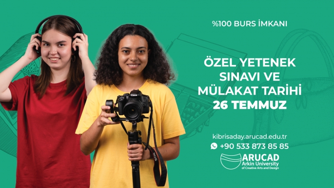 ARUCAD özel yetenek sınavı ve mülakatları 26 Temmuz’da…