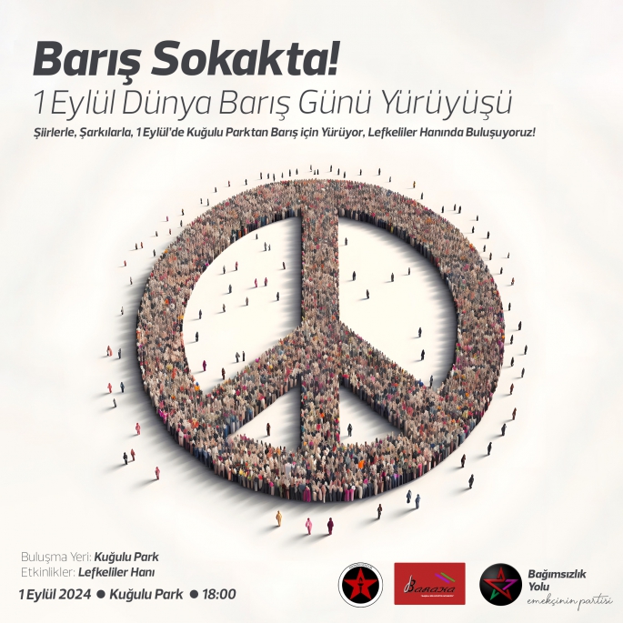 Anonim Gençlik, Bağımsızlık Yolu ve Baraka kültür Merkezi, 1 Eylül’de ortak eylem düzenleyecek