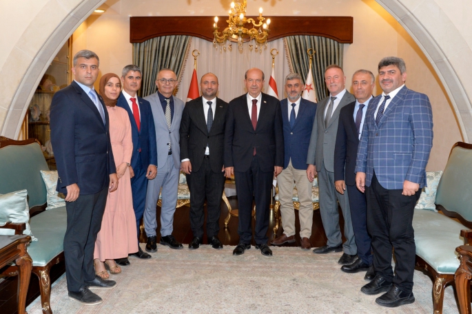 Cumhurbaşkanı Tatar, MÜSİAD Gebze Şubesi heyetini kabul etti
