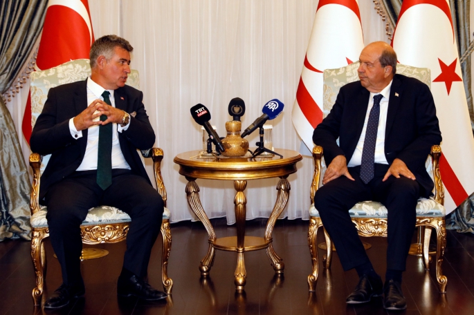 Feyzioğlu Cumhurbaşkanı Tatar'a veda ziyaretinde bulundu