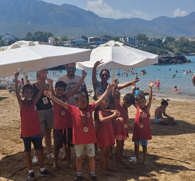 Girne’de çocuklara "survivor" yarışması yapıldı