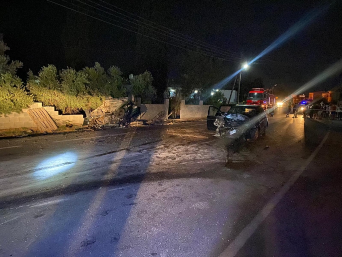 Akdoğan-Vadili anayolunda trafik kazası.. 1 ölü