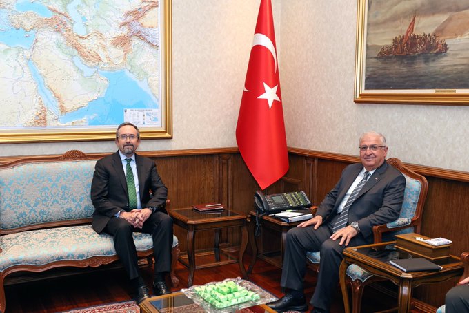 Güler, ABD Dışişleri Bakanlığı Siyasi İşler Müsteşar Vekili Bass'ı kabul etti