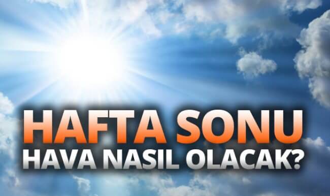 Haftasonu yağmur bekleniyor
