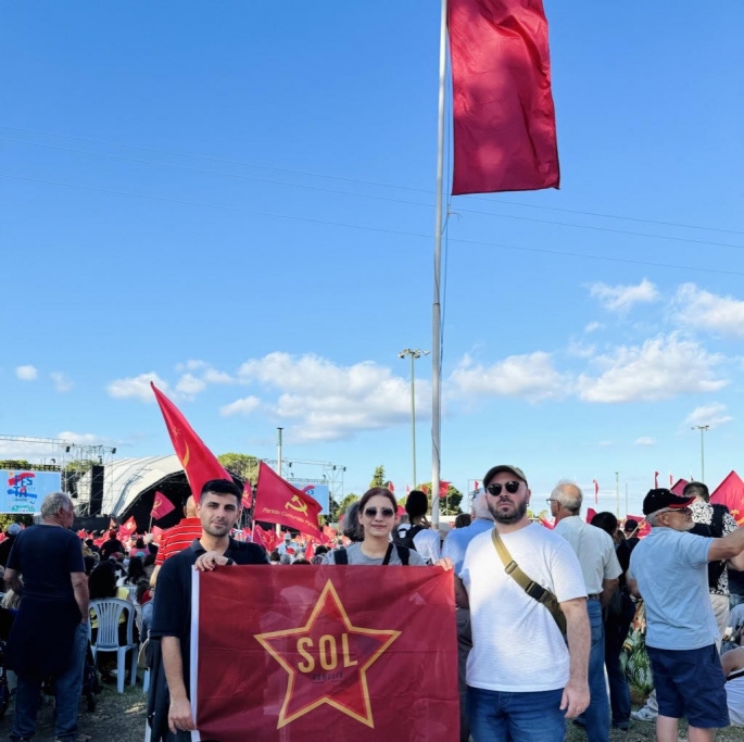 Sol Gençlik “Festa Do Avante” festivaline katıldı